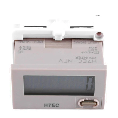 Hilitand H7EC NFV Electronic Counter AC 110-220V Digital Electrical Counter Totalizer with 8 Digit LCD Display