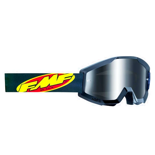Fmf PowerCore Core Youth Goggles OSFM Black/Silver Mirror Lens
