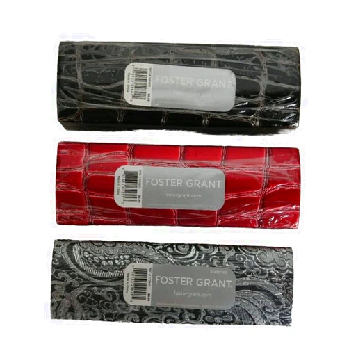 Foster Grant Lot of 3 Foster Grant Rectangle Eyeglasses/Sunglasses Hard Case New
