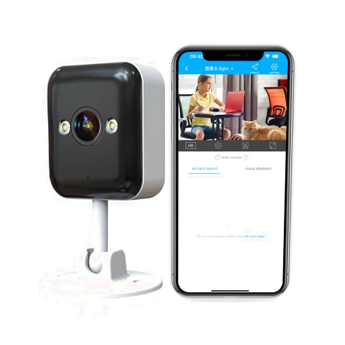 JOOAN Small WiFi Outdoor Camera, Wireless Security Camera, Smart Surveillance Camera w/2-Way Talk, Motion Detection, IP66 Water Resistant, SD Card/Cloud Storage, Color/IR Night, 2.4G WiFi(2MP)