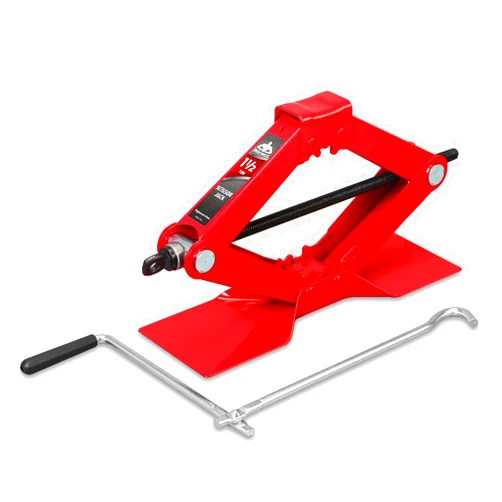 Jack Boss Car Scissor Jack 1.5 Ton 3,300 lbs Capacity Steel Portable Tire Jack with Handle Mounts Durable Leveling Jacks for Car Truck Sedans MPV