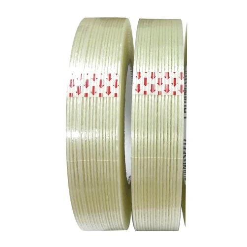 Generic 2 Pack Mono Filament Strapping Tape 6.2mil x 1Inch x 60yds Commodity Grade Heavy Duty Transparent Reinforced Fiberglass Tape
