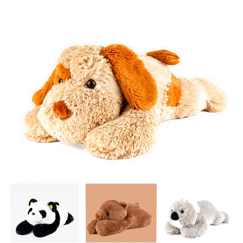 PlushPets Weighted Stuffed Animals - 24 inch 4 LBS - Large Weighted Dog Plush Animal - Cute Sensory Needs Toy - Comfort & Relaxation - Weighted Throw Pillow - Gift for Kids, Adults, Boys, Girls (Dog)