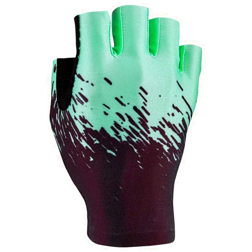 Supacaz SupaG Short Finger Cycling Gloves (Black/Celeste, Large)