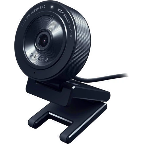 Razer Kiyo X - Full HD Streaming Webcam (1080p 30 FPS or 720p 60 FPS, Auto Focus, Plug & Play, Fully Customisable Settings, Flexible Mounting, Compact & Portable) Black