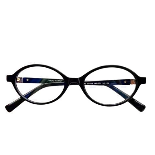 Luizaro Blue Light Blocking Glasses, Small Oval Glasses Frame, fashion Round Cateye Frame, Vintage Thick Rim Frame Eyeglasses