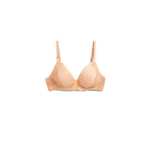 Rosie Pope Women's Wireless Lightly Lined Bra, Nude, 36C