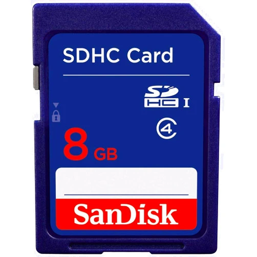 SanDisk 8GB SDHC Card Class 4 Secure Digital Flash Memory SDSDB-008G - Bulk Packaging