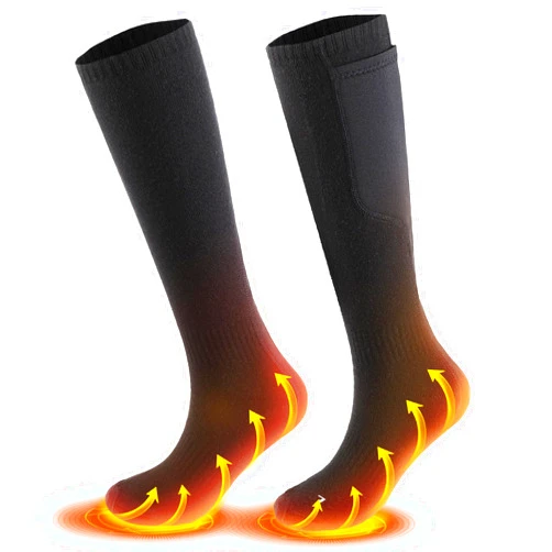 VANRORA Heated Socks for Men Women, 2023 Upgraded 4000mAh 8H Rechargeable Washable Electric Heating Socks Winter Warm Thermal Socks for Outdoor Working Hunting Skiing Camping Fishing Hiking