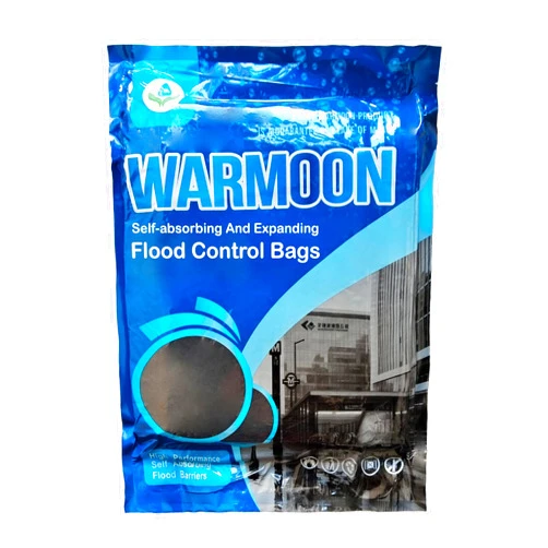 Warmoon Self-Absorbing Flood Barriers (8/10/12ft) - Sandless Water Activated Bags, Reusable Flood Protection for Home & Commercial Use (8ft (1-Pack))