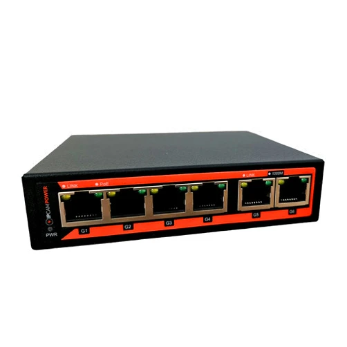 IPCamPower 802.3bt POE++ Extreme Power Gigabit POE Switch, 90 Watts on Each Port, Additional Ethernet & SFP Uplinks, 10/100/1000 (4 Port - 250 Watts)