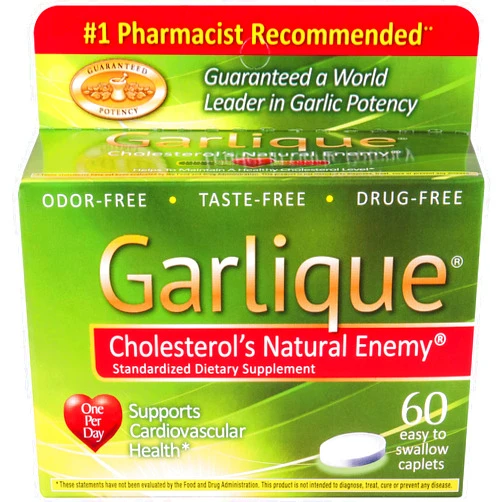 Garlique Caplets 60 Tablets (Pack of 4)