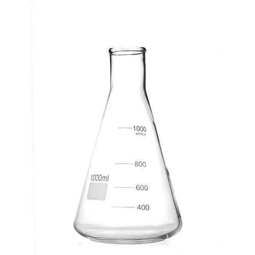 Corning Pyrex #4980-1L, 1000ml Narrow Mouth Erlenmeyer Flask with 1 inch Magnetic Stir Bar (Single)