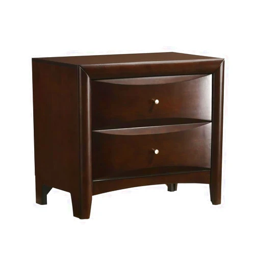 Coaster Home Furnishings Phoenix 2-Drawer Nightstand Deep Cappuccino