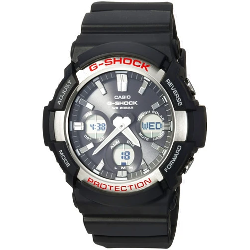 Casio Men's GAS-100-1ACR G Shock Analog-Digital Display Quartz Black Watch