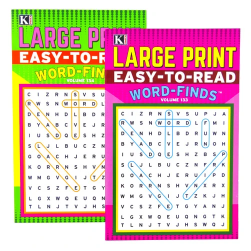 BAZIC Products Kappa Easy to Read Word Finds - 8