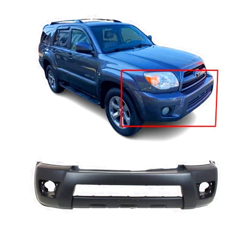 FitParts Compatible with Front Bumper Cover 2006 2007 2008 2009 Toyota 4Runner 06 07 08 09. New, Primed & Ready for Paint. W/Fog Light Holes. TO1000326 5211935903