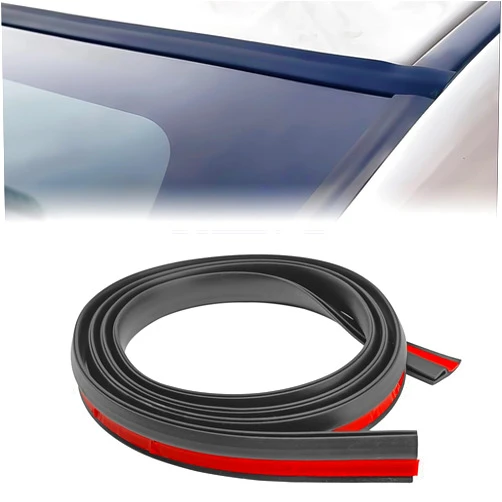 Vrasly Windshield Rubber Seal Strip - 1.7M/ 5.6Ft Rubber Weather Stripping Windshield Window Seal Strirp Moulding Trim, Sunroof Seal for Car/Truck/SUV Front Rear Windshield (1PC)