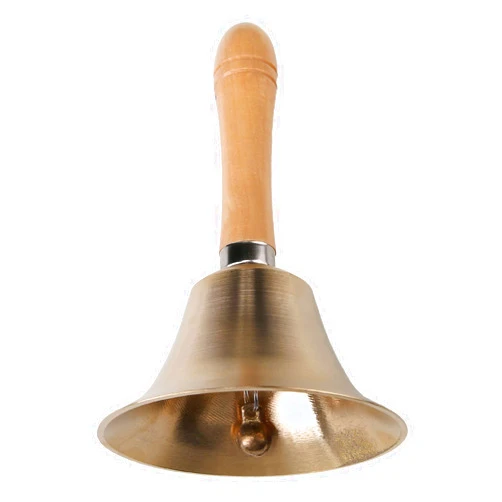 TDOCK Super Loud Solid Brass Hand Call Bell
