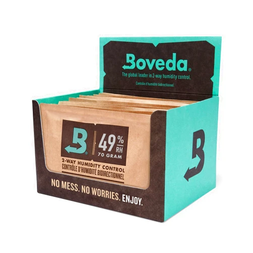 Boveda 49% Two-Way Humidity Control Replacement Packs for Boveda Starter Kits for Music – 12 Pack – Moisture Absorbers for Instrument Cases – Humidifier Packs – Individually Wrapped Hydration Packets