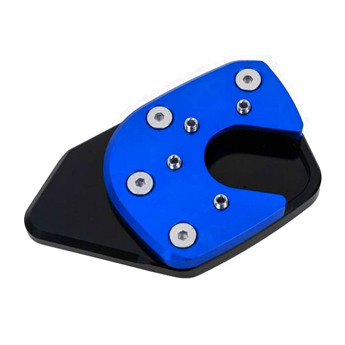 Sinkees CNC Aluminum Side Stand Enlarger Plate for X-ADV 750 2017-2018 Motorcycle Accessories (Blue)