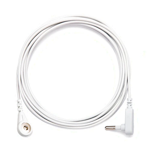 VAJOOCLL Grounding Cord, Replacement Grounding Cable Accessories for Grounding Sheets. Fits All Popular Brands White, 15 Feet