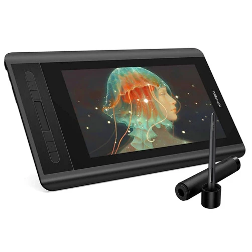 XP-PEN Artist12 11.6 Inch FHD Drawing Monitor Pen Display Graphic Monitor with PN06 Battery-Free Multi-Function Pen Holder and Glove 8192 Pressure Sensitivity