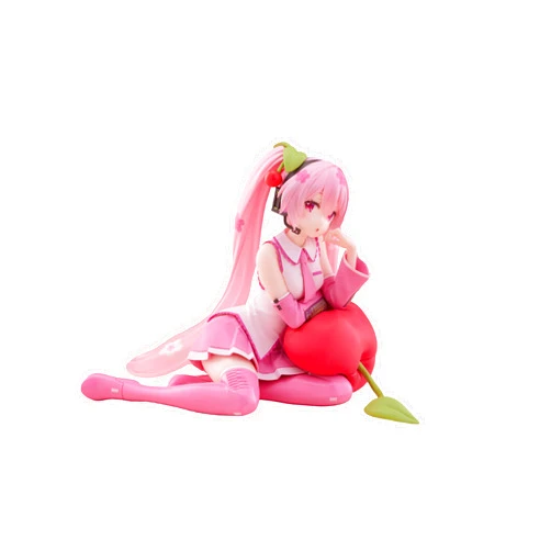 Taito-Sakura Miku Desktop Cute Figure (Cherry Cushion Ver.)