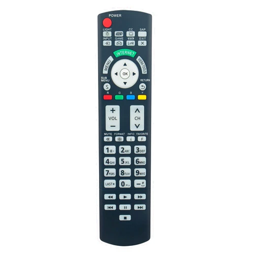 VINABTY N2QAYB000571 Replace TV Remote Control fit for Panasonic Plasma Televisons TC-L32DT30 TC-L37DT30 TC-P65VT30 TC-P55VT30 TC-65PST34 TC-P42ST30 TC-P46ST30 TC-P55ST30 TC-P50ST30 TC-P65GT30