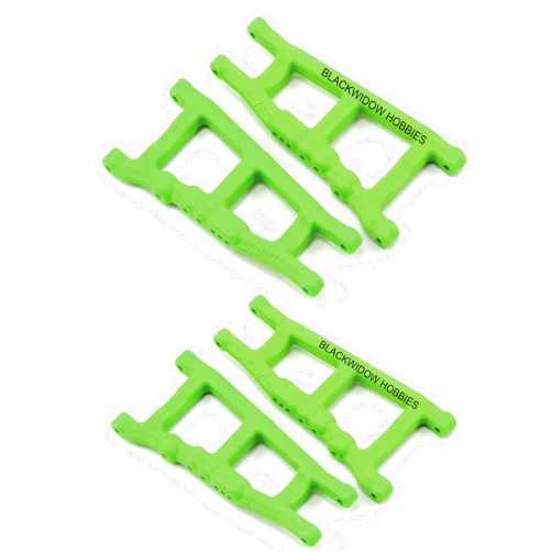 rpmproducts 2 RPM 80704 Front Rear Green A-Arms/Fits 4x4 Slash Stampede & Rally 4wd