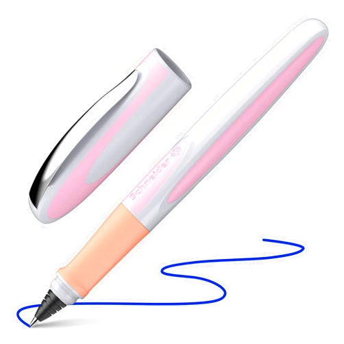 Schneider 187811 Ray Rollerball Pen (Refillable with Standard Ink Cartridges, Suitable for Right and Left-Handed Users) Flora