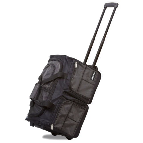 Dejuno 20-Inch Carry-on Rolling Duffle Bag, Charcoal, One Size