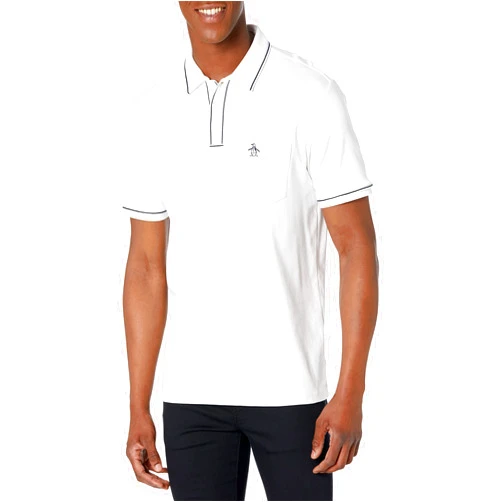 Original Penguin Men's 3D Earl Short Sleeve Polo Shirt