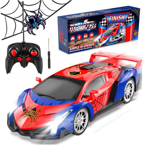 Growsland Remote Control Car for Kids, RC Cars for Boys Kids 1:18 Electric Vehicle Toy Car Hobby Racing Car Toys with Lights & Controller, Birthday Gift for 3 4 5 6 7 8 9 Year Old Boys Girls