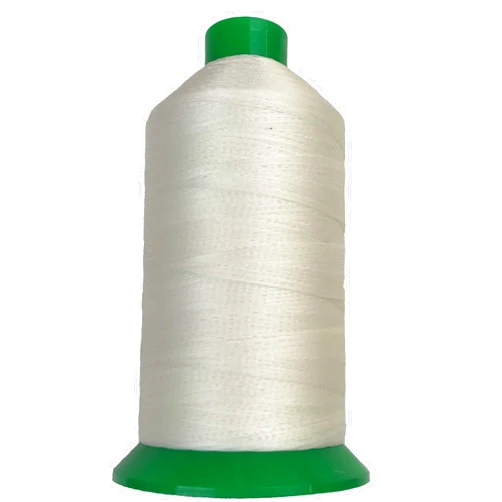 EZ-Xtend Boat Zipper EZ-Xtend Serabond Bonded #92 Polyester Thread - UV Resistant and Heavy Duty Thread Sewing - Extra Strong Upholstery Thread - Can Be Used On Home Sewing Machines (White, 8 oz Spool)