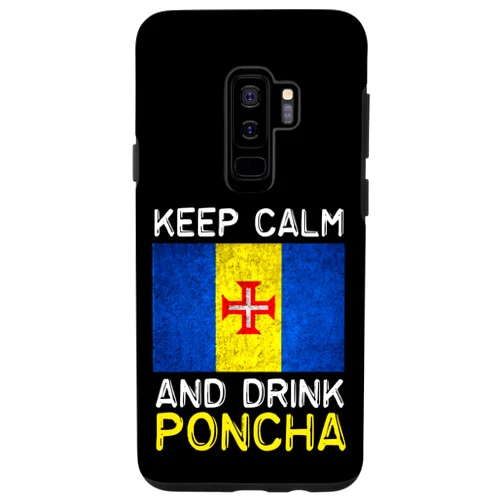 Einzigartige Madeira Portugal Design Galaxy S9+ Keep Calm And Drink Poncha Madeira Portugal Case