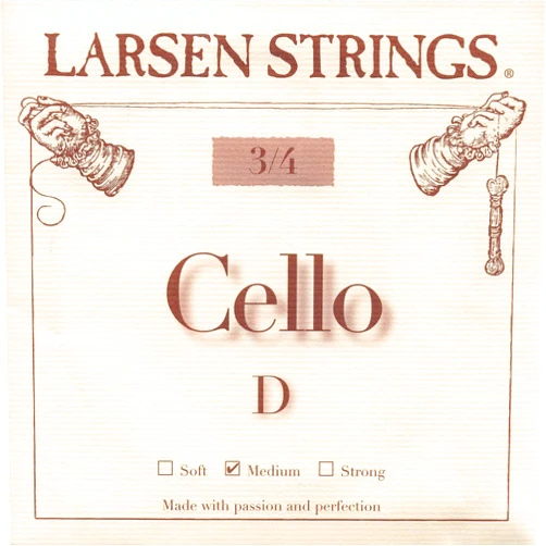 LARSEN STRINGS Larsen 3/4 Cello D String Medium Alloy-Steel