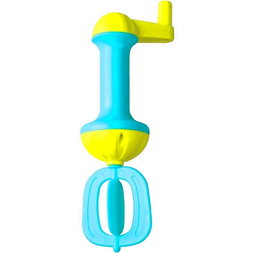 HABA Toddler Bath Toys: Bubble Bath Kids Whisk - for Kids' Sensory Play, Motor Skills, and Bath Time Fun, Blue
