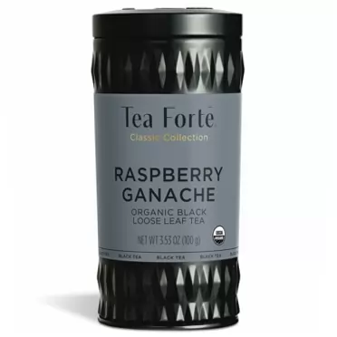 Tea Forte Loose Tea Canister Black Tea, Raspberry Ganache