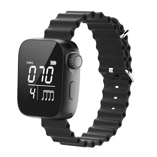 WEGROWER Vibrating Metronome, Wearable Digital Metronome for Instruments and Sports Fitness, Tempo Beat Rhythm Easily Adjustable with Dial, Watch Metronome