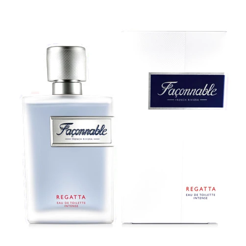Faconnable Façonnable - Regatta 3 Fl Oz (90ml) - Eau De Toilette Intense Homme - Senteur Boisée & Aquatique
