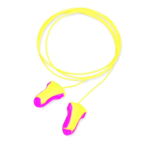 Howard Leight by Honeywell Laser Lite High Visibility Corded Disposable Foam Earplugs, 5-Pair Vending Pack (LL-5-30)