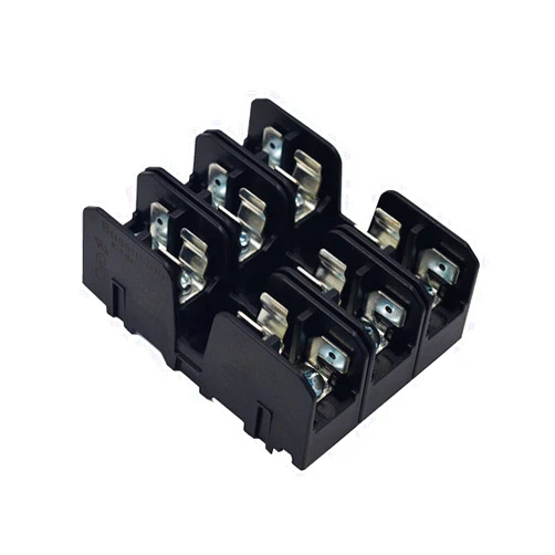 Bussmann Cooper Bussmann BM6033SQ Buss Fuse Block 30A, 600V Fuse Holder 3 Pole 10×38mm