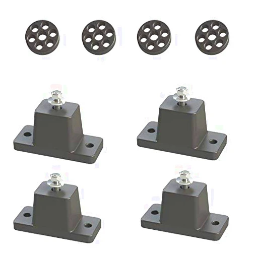 JEACENT Anti-Vibration Shock Absorbing Rubber Mounting Bracket for Ductless Mini Split Air Conditioner Condensers