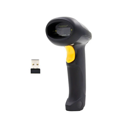 TEEMI Wireless Barcode Scanner Handheld Automatic 1D Laser Rechargeable Bar Code Reader USB Plug and Play with 2.4G Receiver for Windows PC Mac OS Linux (No stand)