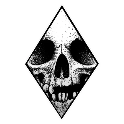 EMC Graphics Diamond Skull Vinyl Waterproof Sticker Decal Car Laptop Wall Window Bumper Sticker 5
