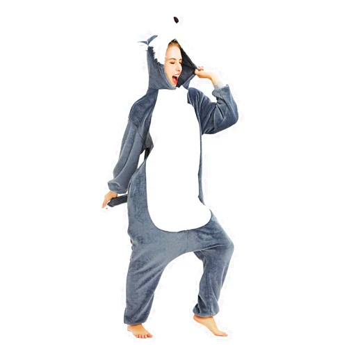 Très Chic Mailanda Animal Pajamas for Women Men Adult Onesie Unisex Sleepwear Halloween Cosplay Costume