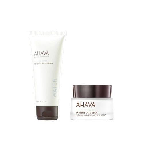 AHAVA Mineral Hand Cream and Extreme Day Cream Set