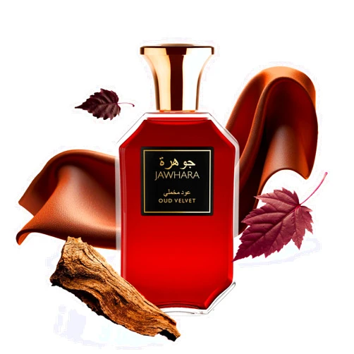Jawhara Oud Velvet | Woody Ambery Eau de Parfum 3.3 fl oz | Oud with Notes of Saffron, Amber Wood, Leather and Warm Vanilla | Long Lasting | Everyday Wear | TSA Compliant | Strong Fragrance for Men