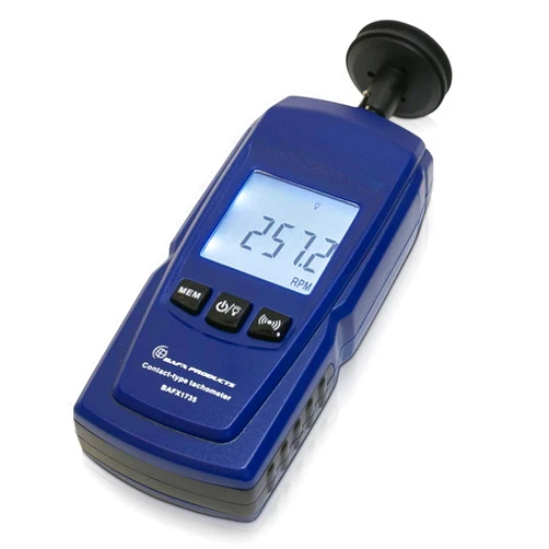 BAFX Products Handheld Digital Contact Tachometer/Wheel Meter for Reading RPM, Linear Surface Speed, Shaft or Axel Rotations